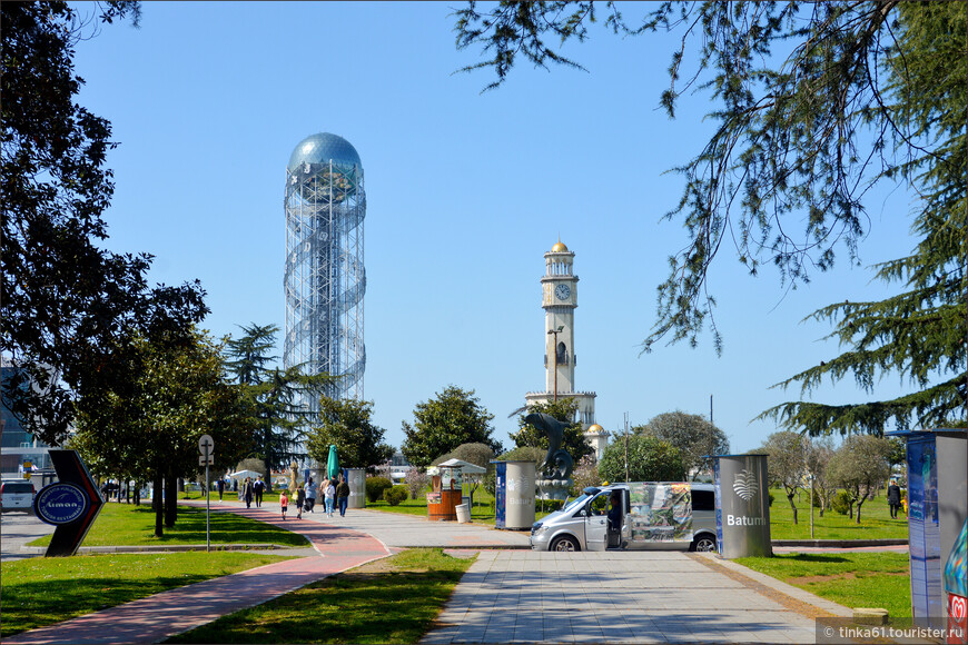 Alphabet tower and Chacha tower