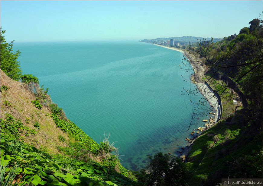 Batumi shoreline from above