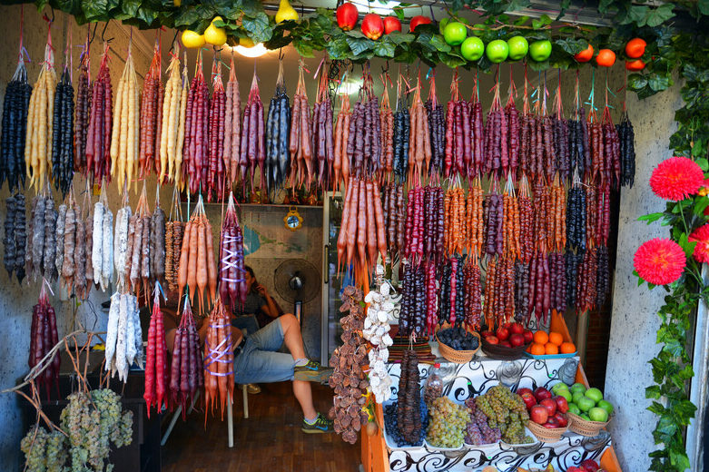 Churchkhela souvenir in Georgia