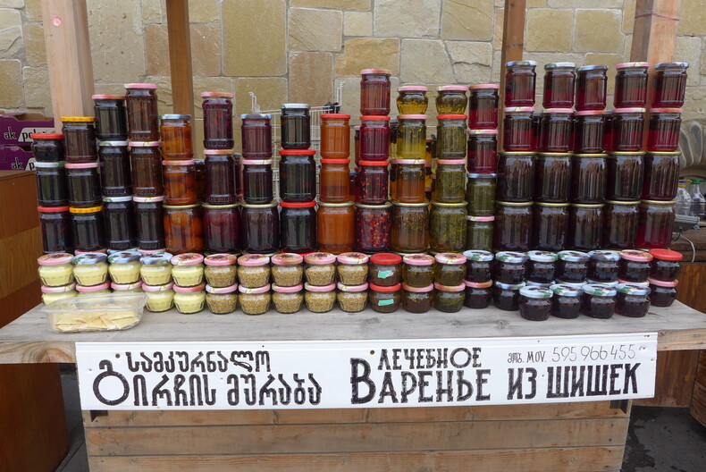 Jam as a souvenir in Georgia