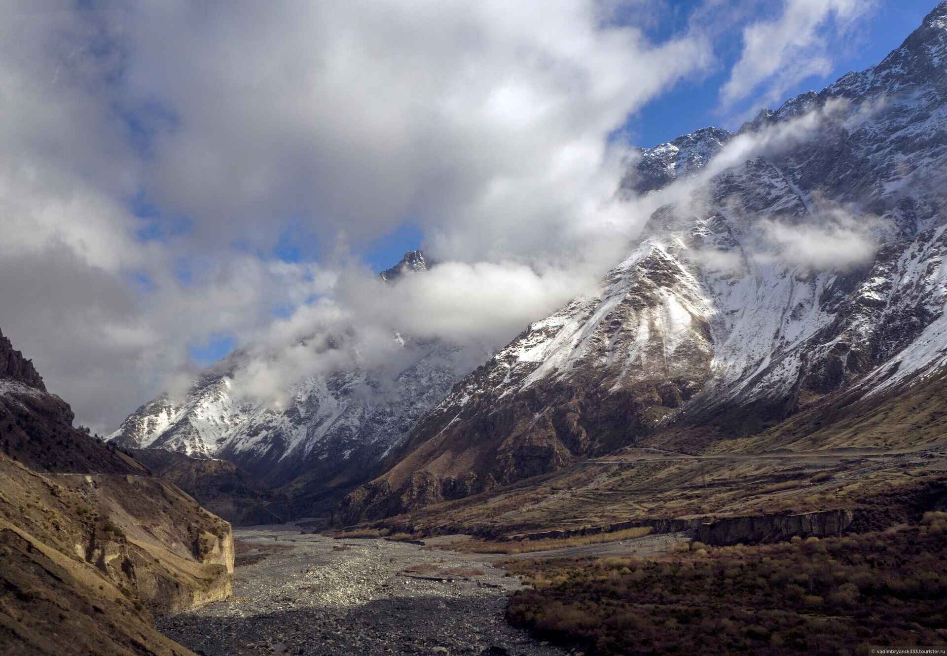 Georgian mountains in December