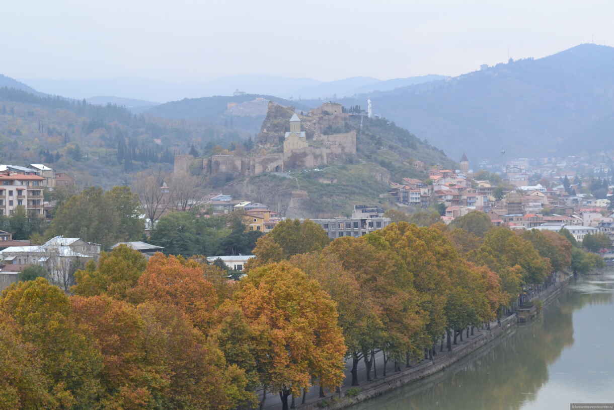 Narikala fortress in November