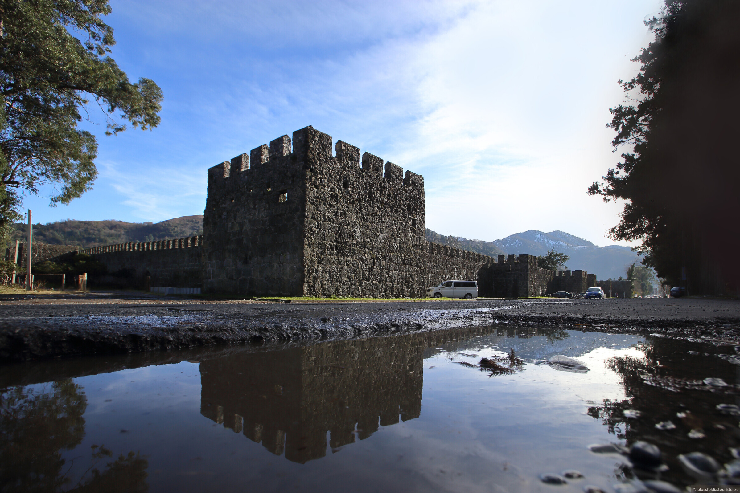 Gonio fortress in January