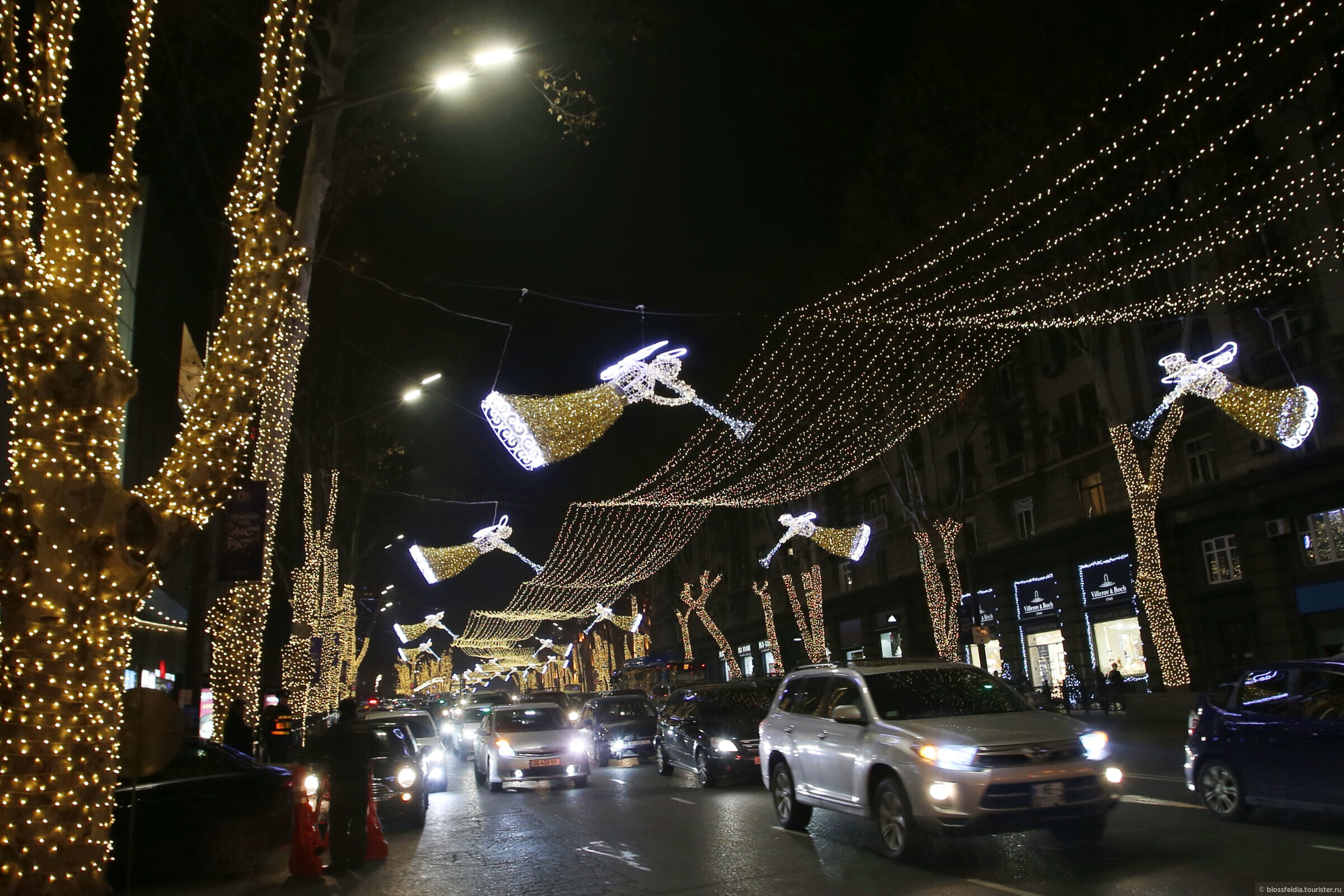 Tbilisi illumination in January