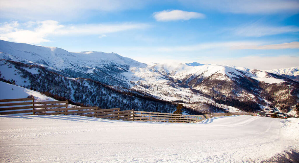 Kokhta ride zone in Bakuriani